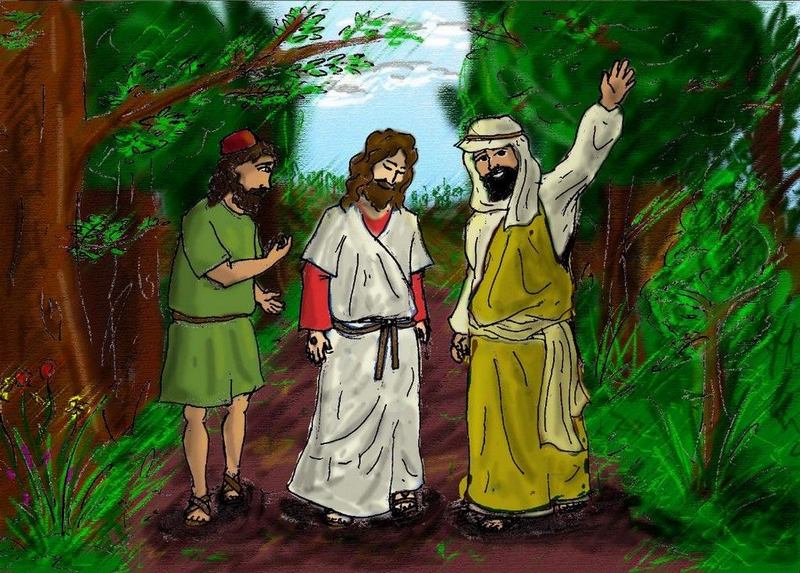 Jes�s y los disc�pulos de Ema�s