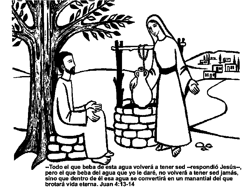 Jesús y la Samaritana: "Dame de beber"
